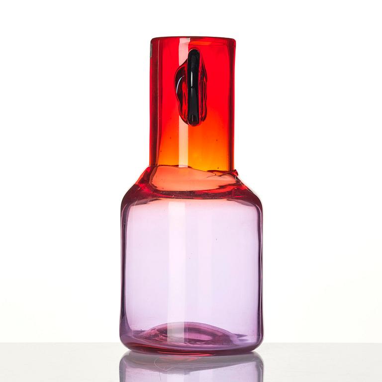 Oiva Toikka, a "Pompom" glass vase, Nuutajärvi, Notsjö, Finland, late 1960s.