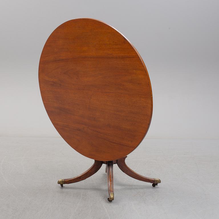 Breakfast table, Regency style, England, late 19th century.