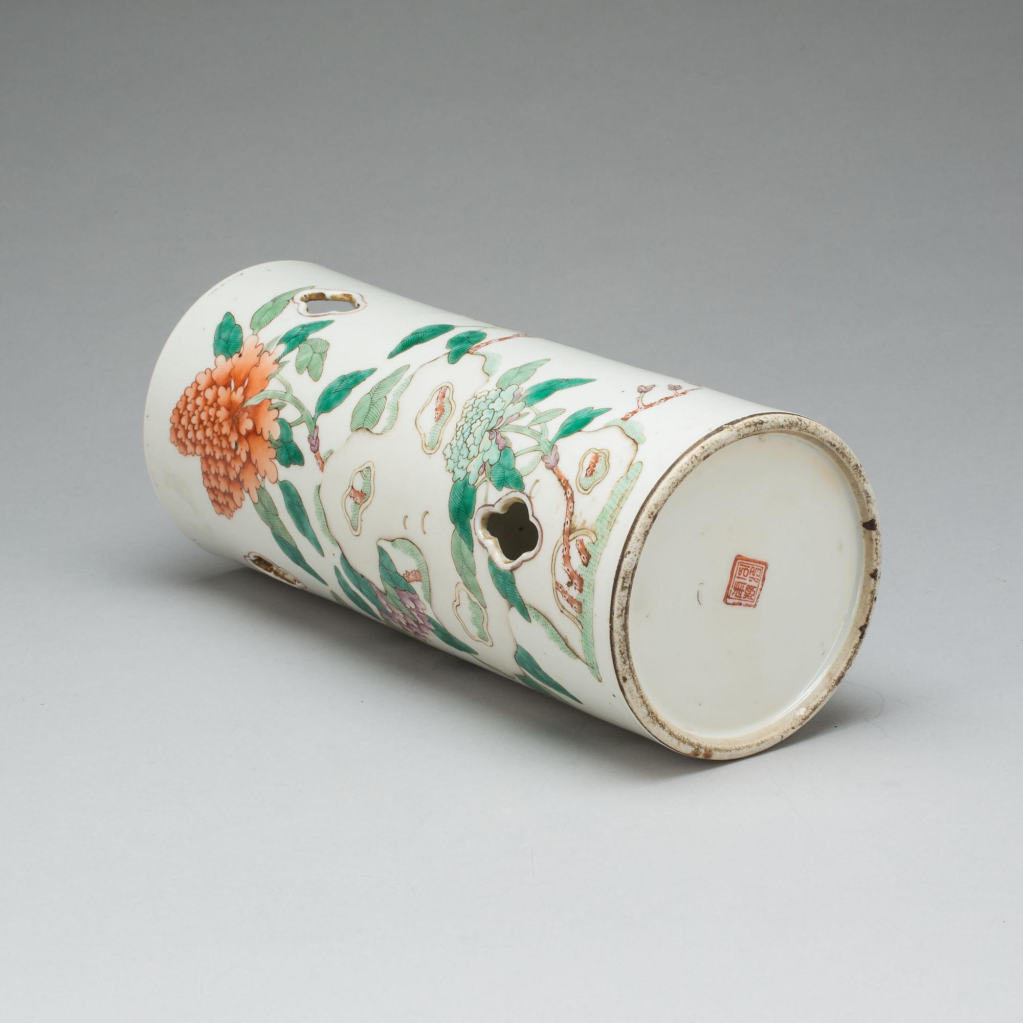 PERUKVAS, porslin Kina, 1900-tal.