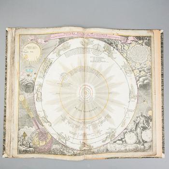 JOHAN BAPTISTA HOMANN/HOMANN HEIRS, Atlas book, Nürnberg,after 1737 med 15 maps (of 20). 1744.