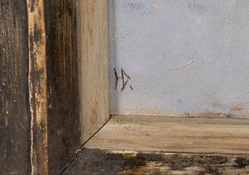 Helge Dahlman, oil on canvas board, signed.