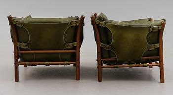 FÅTÖLJER, 1 par, "Ilona", Arne Norell, 1900-talets andra hälft.