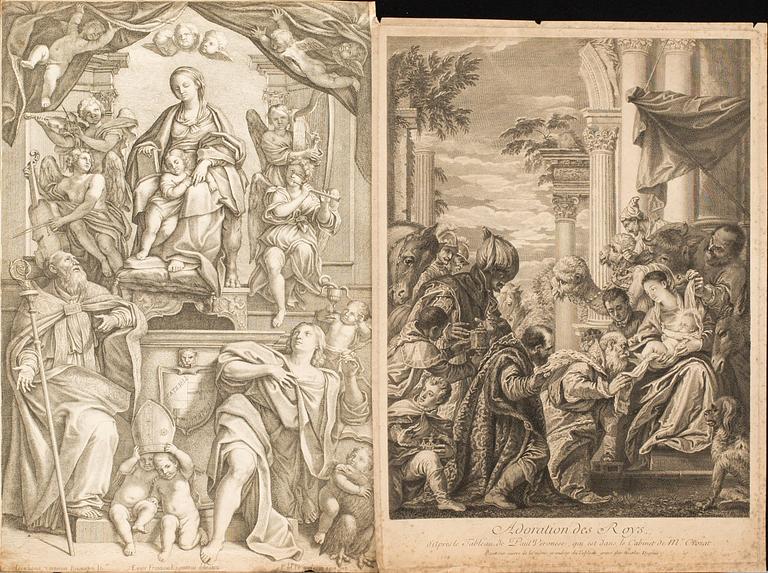 A COLLECTION OF 24 ENGRAVINGS FROM 17TH-19TH CENTURY.