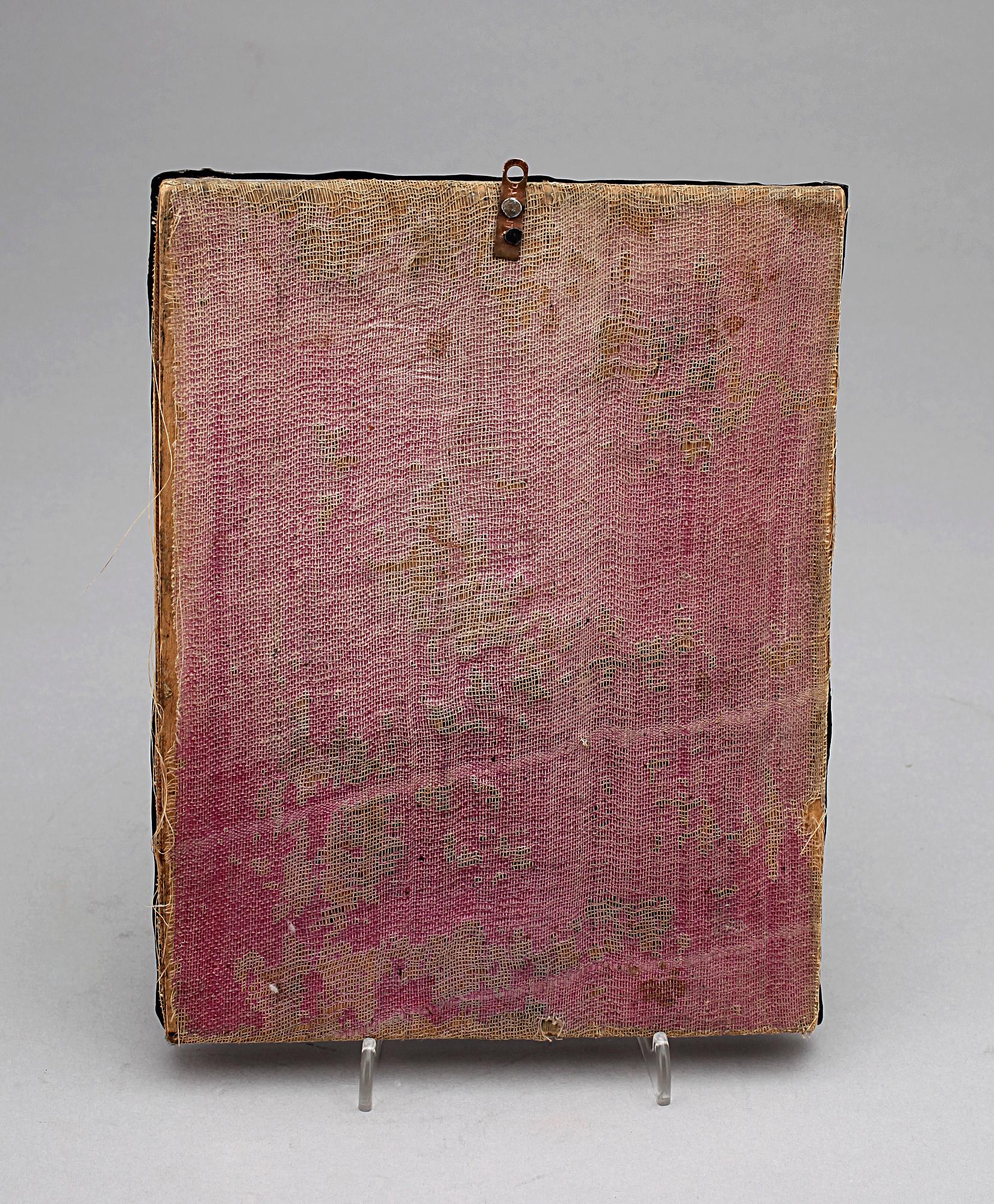 IKON, olja på pannå, troligen Ryssland, 1800/1900-tal.