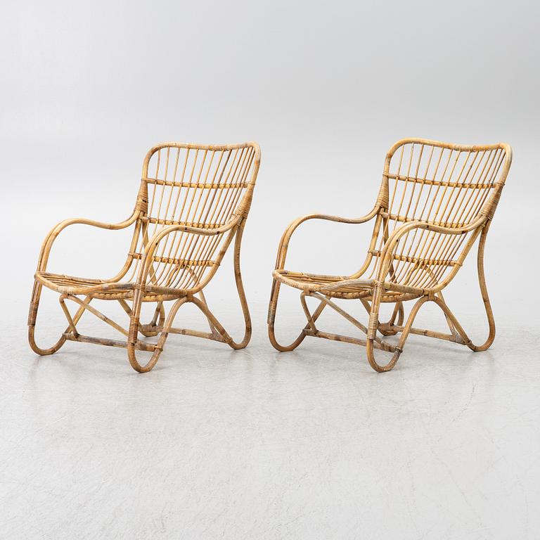 A par of armchairs, second half of the 20th Century.
