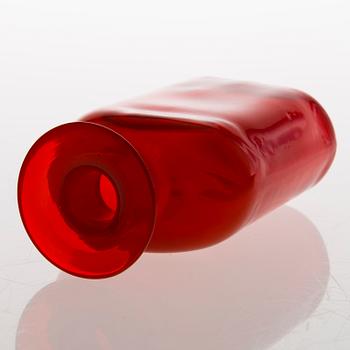 KAJ FRANCK, flaska, "Art Rosso" signerad Kaj Franck Nuutajärvi Notsjö.
