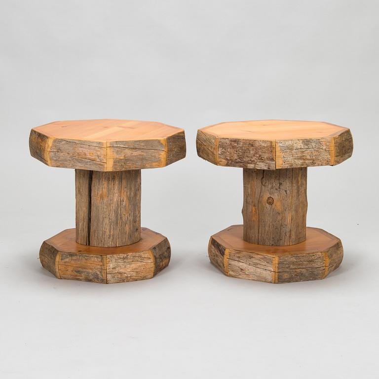 A pair of stools.