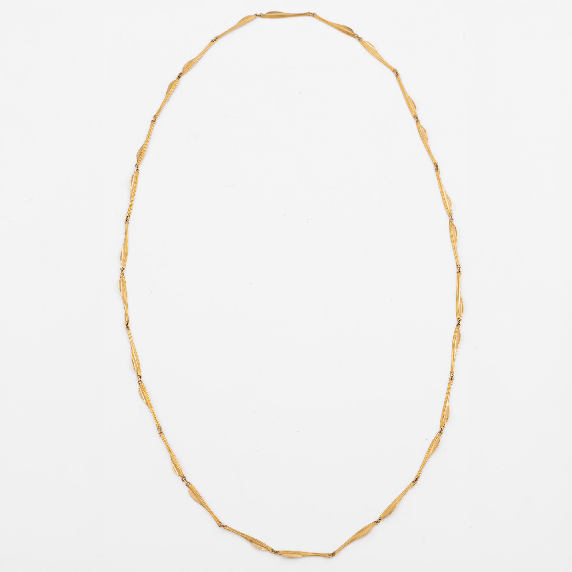 Lapponia, necklace, 18K gold, Finland 1981.