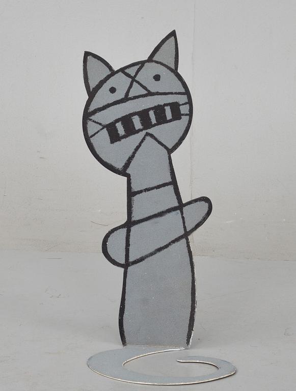 BEVERLOO CORNEILLE, polykrom metall, signerad och numrerad 1/1.