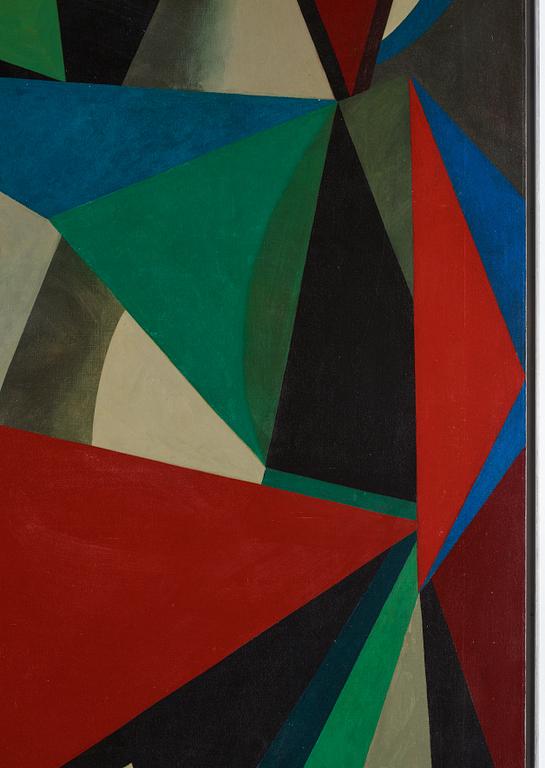 C Göran Karlsson, tempera on canvas, signed and dated 88-89.