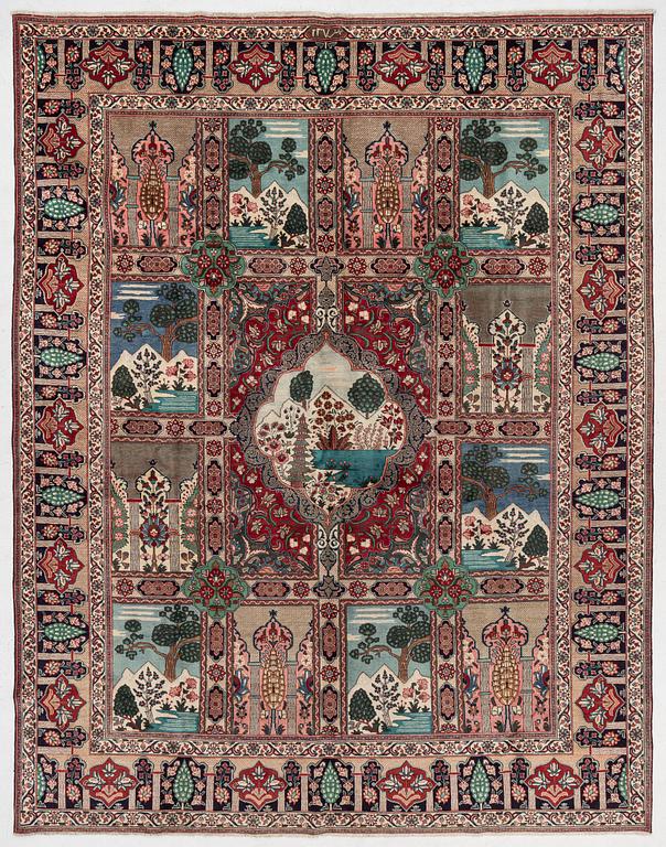 Carpet, Tabriz, approx. 423 x 330 cm.