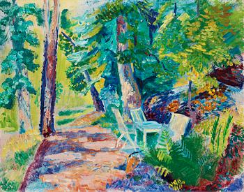 83. Isaac Grünewald, "Trädgårdsgången".