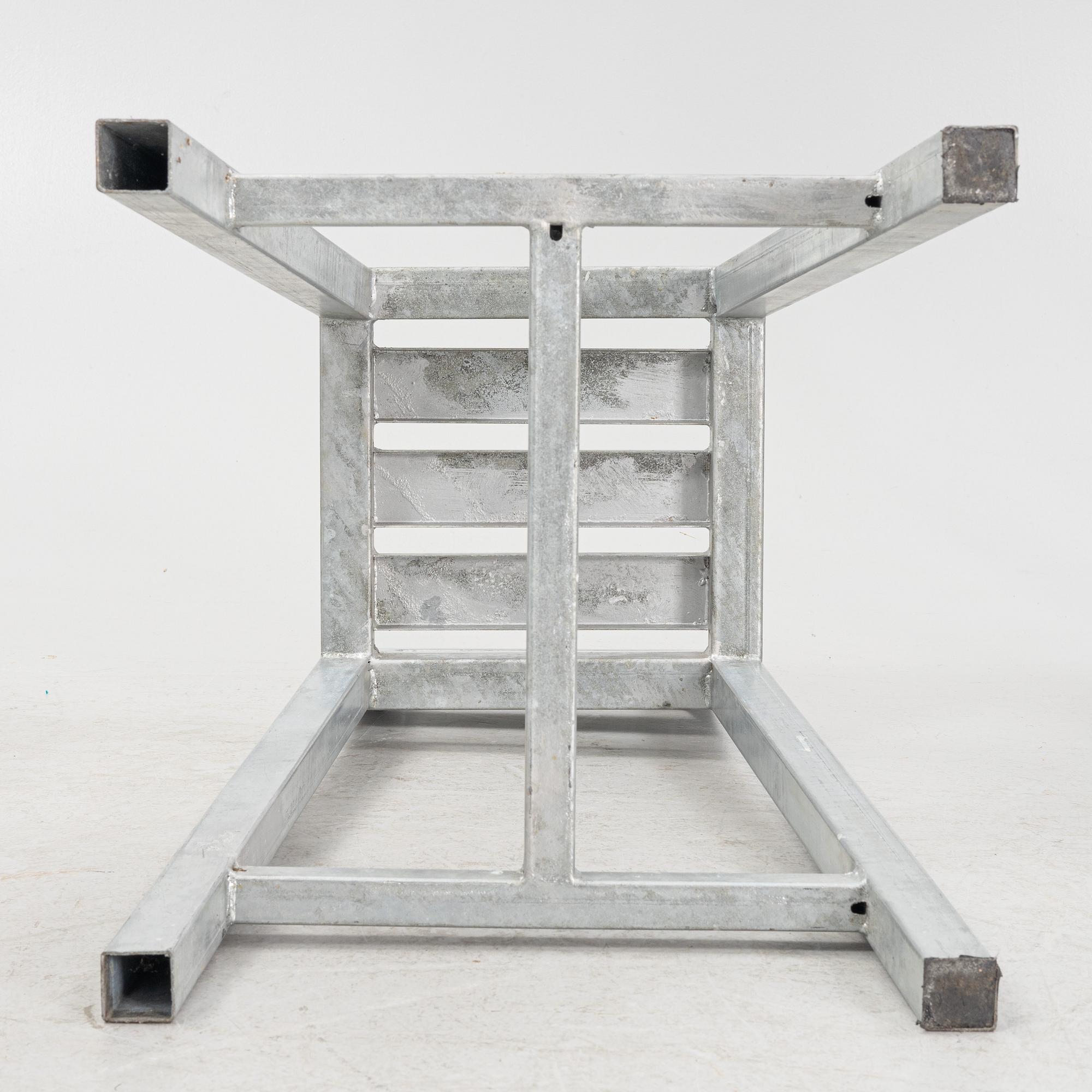 6 galvanized barstools by A2 living.