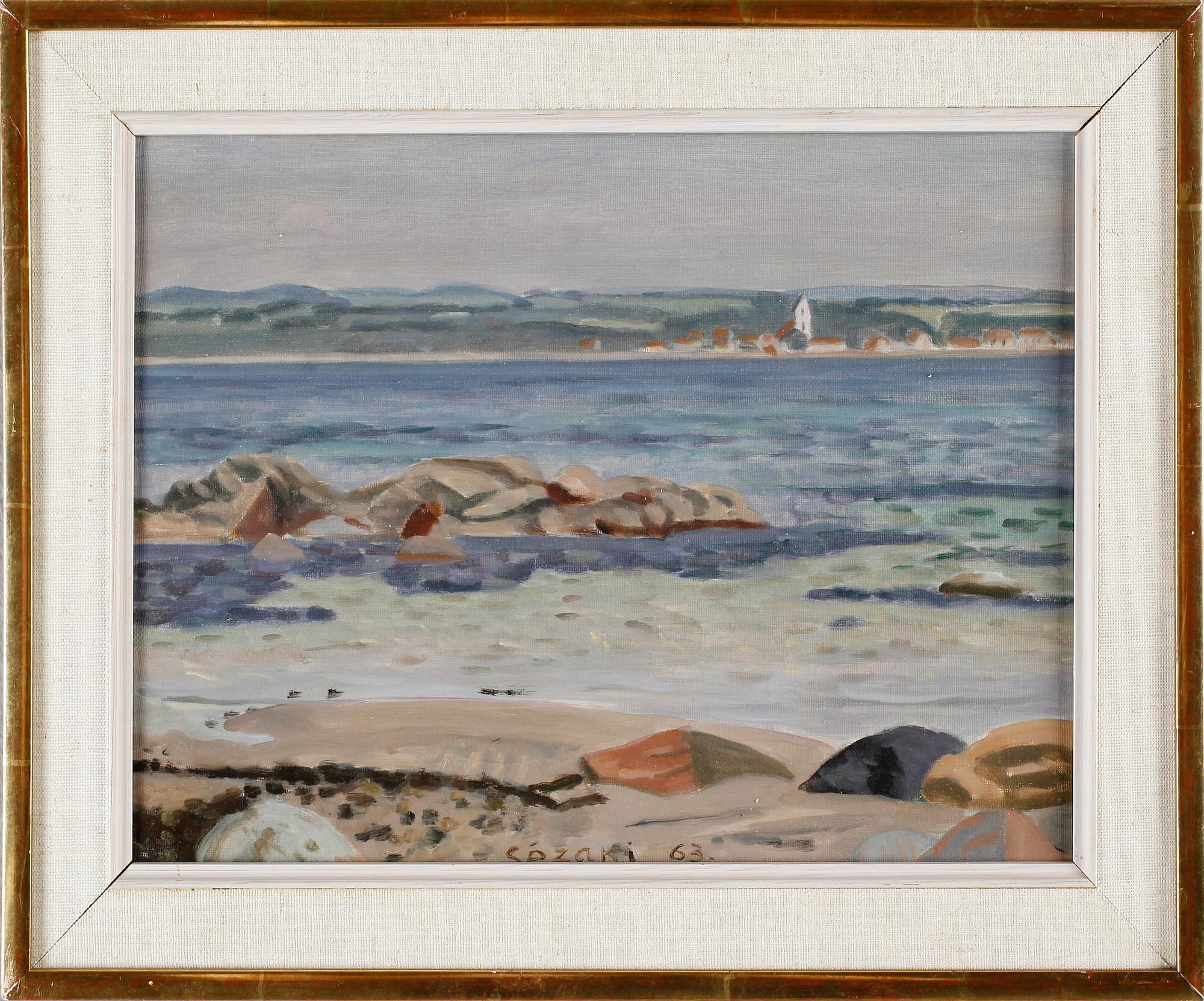 HARUO SEZAKI, 3 st, olja på duk, signerade och daterade -63 och -64.