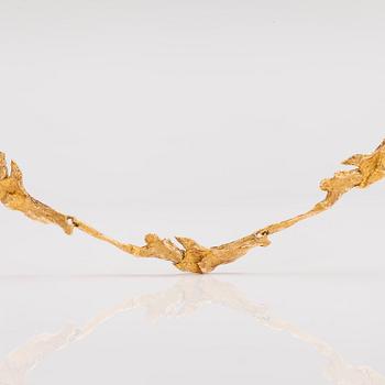 BJÖRN WECKSTRÖM. A 14K gold collier, 'Orchid Psychedelic'. Lapponia 1968.