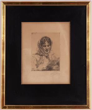 Anders Zorn, "Ett brev".