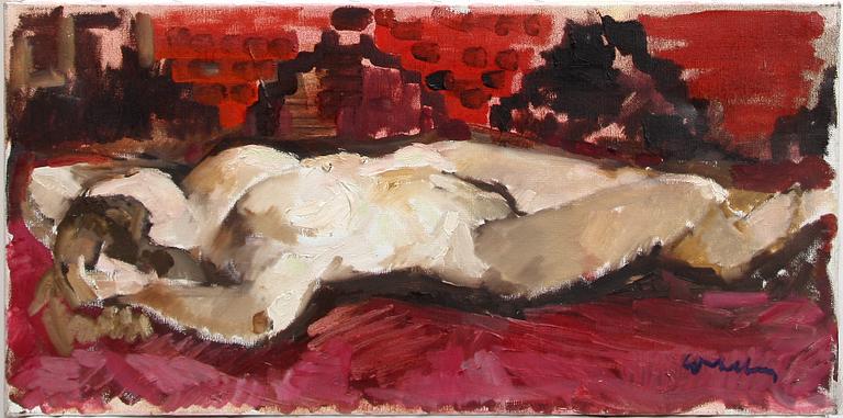 BERTIL WAHLBERG, olja på duk, sign.