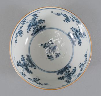 SKÅL SAMT FAT, porslin, Kina, 1700-tal.