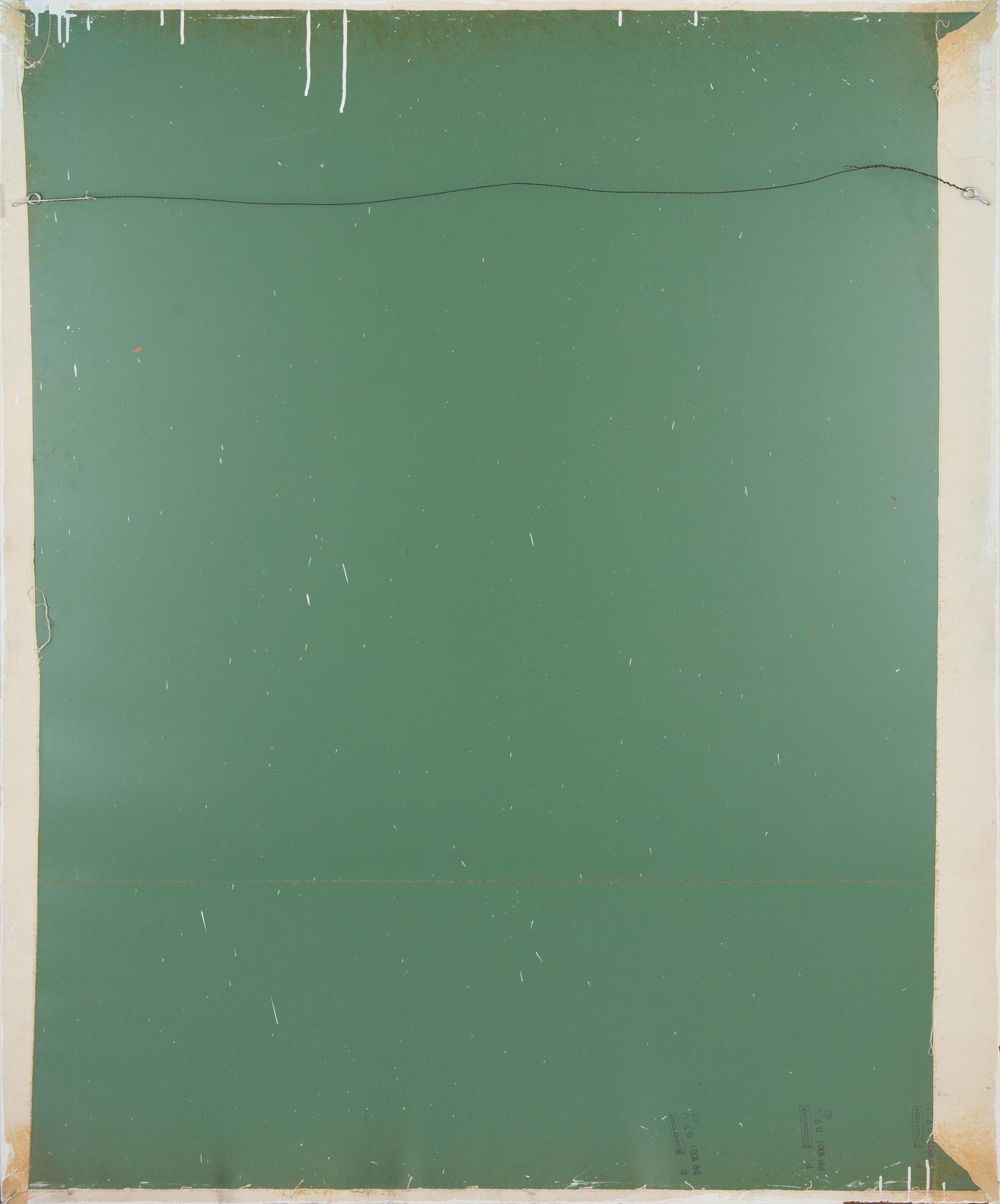 Jarmo Mäkilä, oil on canvas, laid on board, signed and dated-93.