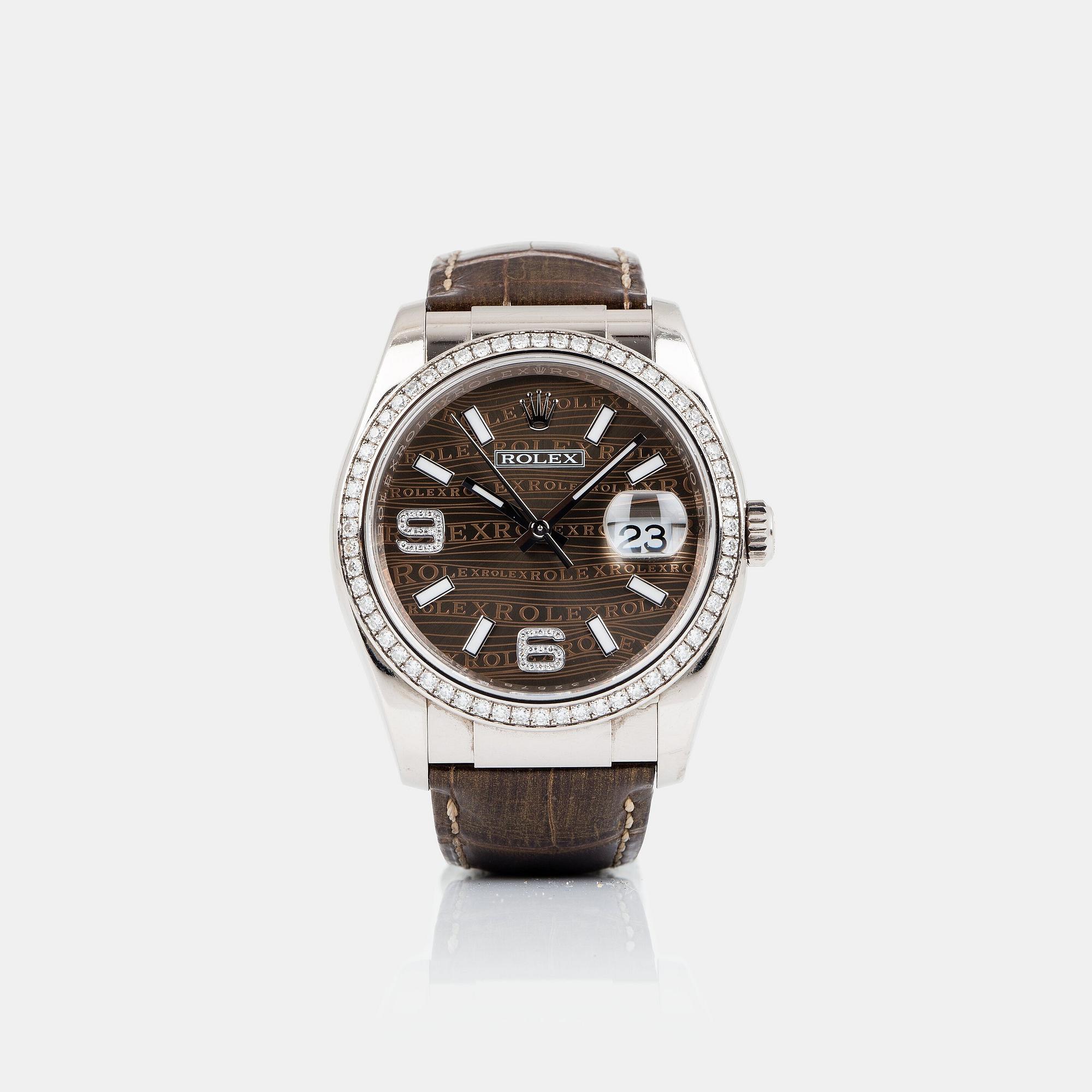 ROLEX, Datejust, "Wave dial".