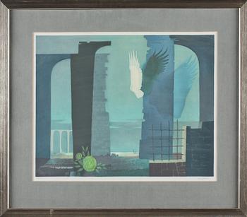 SVEN JONSON, färglitografi, signerad och numrerad 100/330.