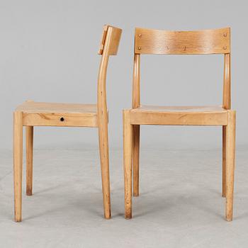 STOLAR, 11 st, stapelbara, sannolikt Fritz Hansen, 1900-talet andra hälft.
