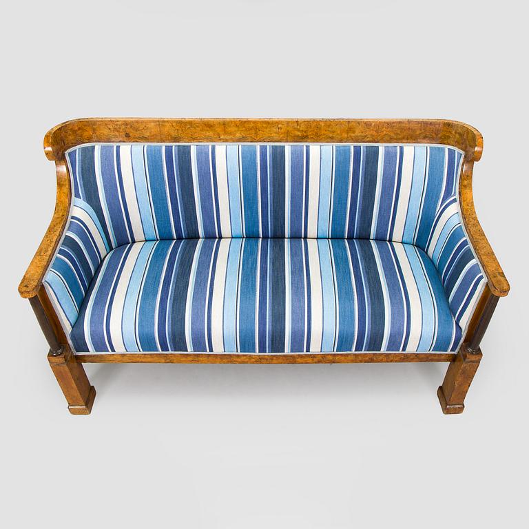 Soffa, biedermeier, Wien 1800-talets mitt.