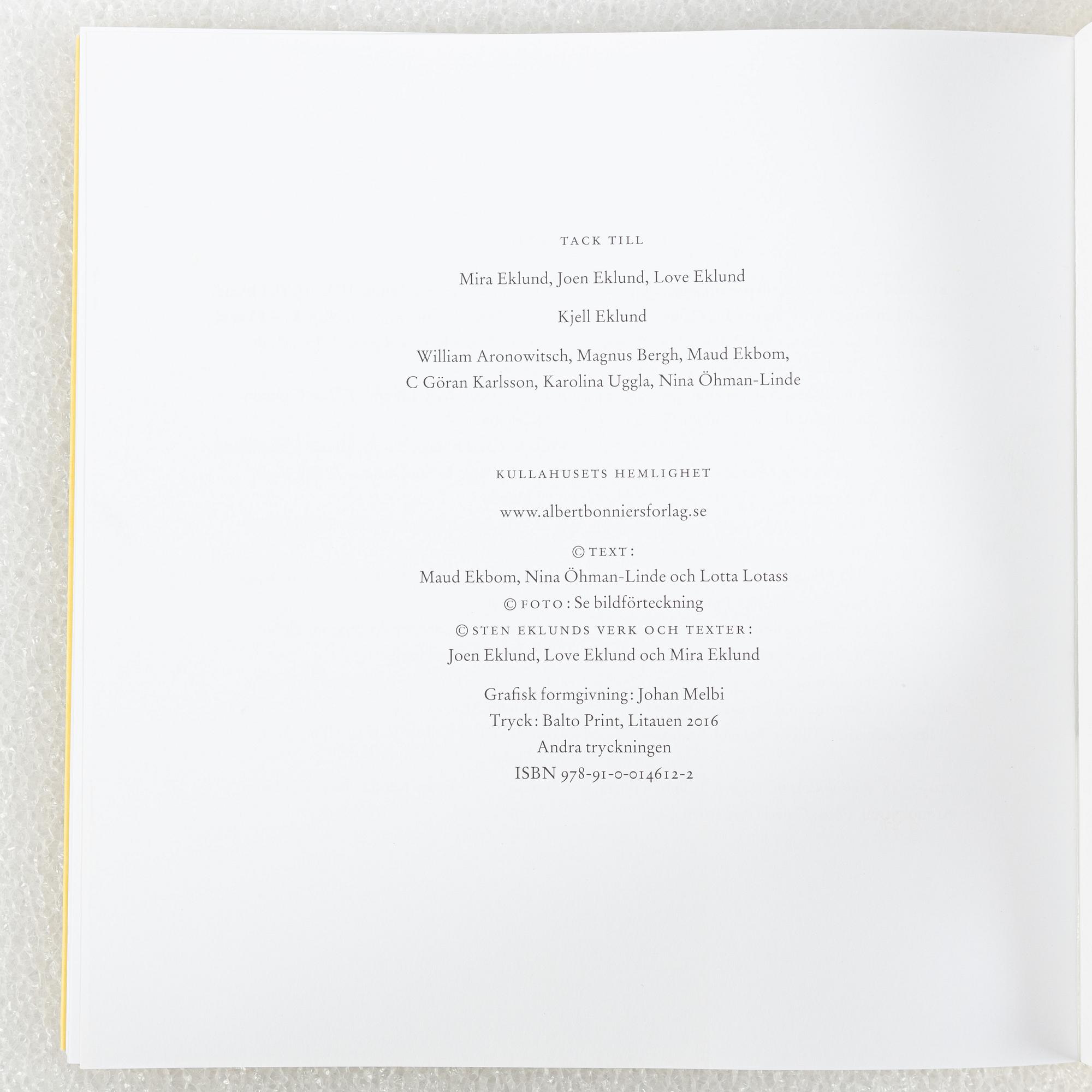 Sten Eklund, "Översiktsbild av den ditintills rådande vegetationstypen". Ur "Kullahusets hemlighet". Boken medföljer.