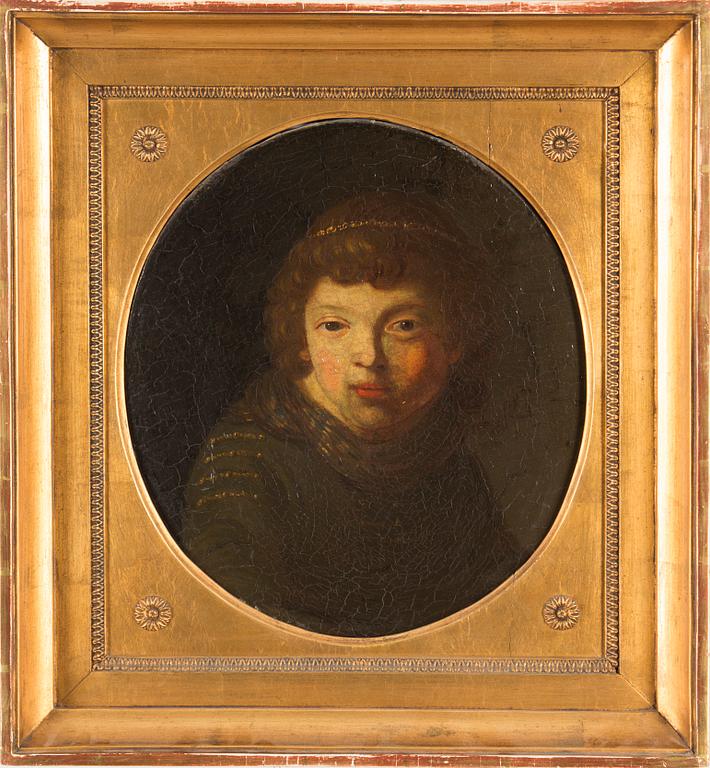 REMBRANDT HARMENSZ VAN RIJN, follower of. Oil on canvas.