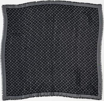 Louis Vuitton, a silk mix shawl.