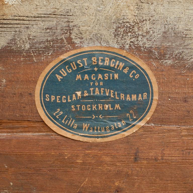 SPEGEL, gustaviansk stil, troligen August Bergin & Co, Stockholm, sekelskiftet 1900.