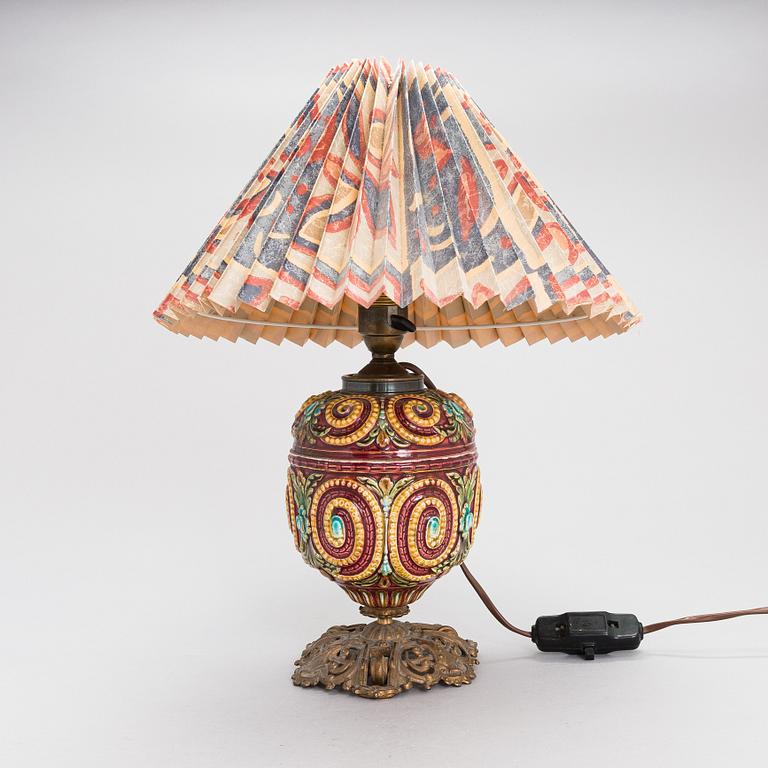 Pöytävalaisin, 1800-luvun loppua.