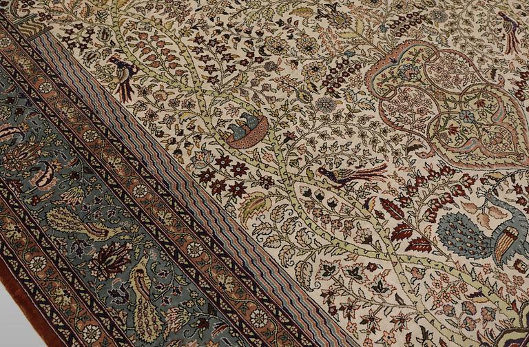 Matta, Orientalisk silke, 184 x 124 cm.