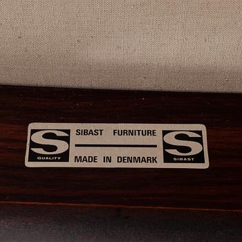 KARMSTOLAR, 4 st, "Modell 431", Arne Vodder, Sibast Furniture, Danmark, 1960-tal.