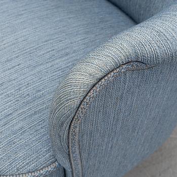 Carl Malmsten, fåtöljer, ett par. "Samsas". O.H. Sjögren, Tranås., 1900-talets andra hälft.