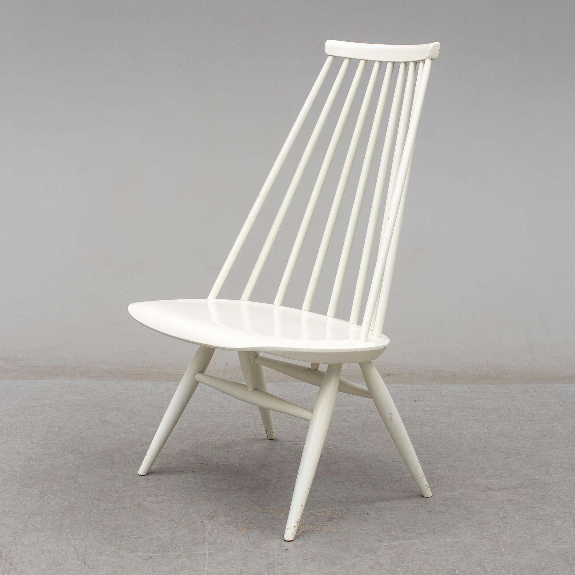 ILMARI TAPIOVAARA, a painted 'Mademoiselle' chair from Edsbyverken, 1960.
