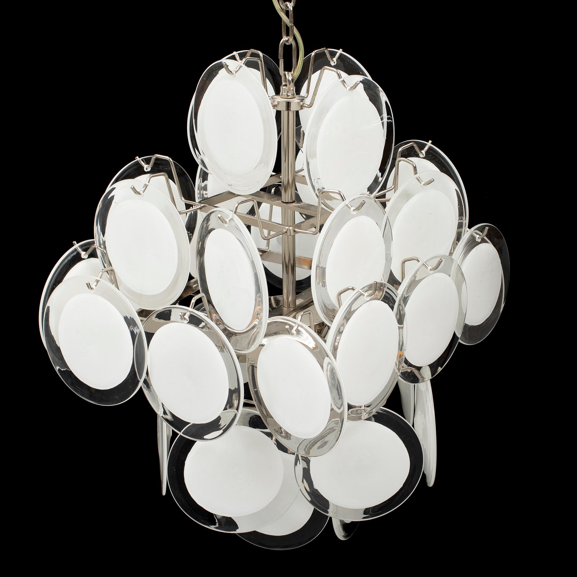 GINO VISTOSI, a ceiling lamp, Murano, Italy, 20th century.