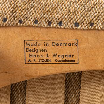 Hans J. Wegner, fåtölj "Bamse/Papa Bear", AP-stolen, Danmark, 1950-60-tal.