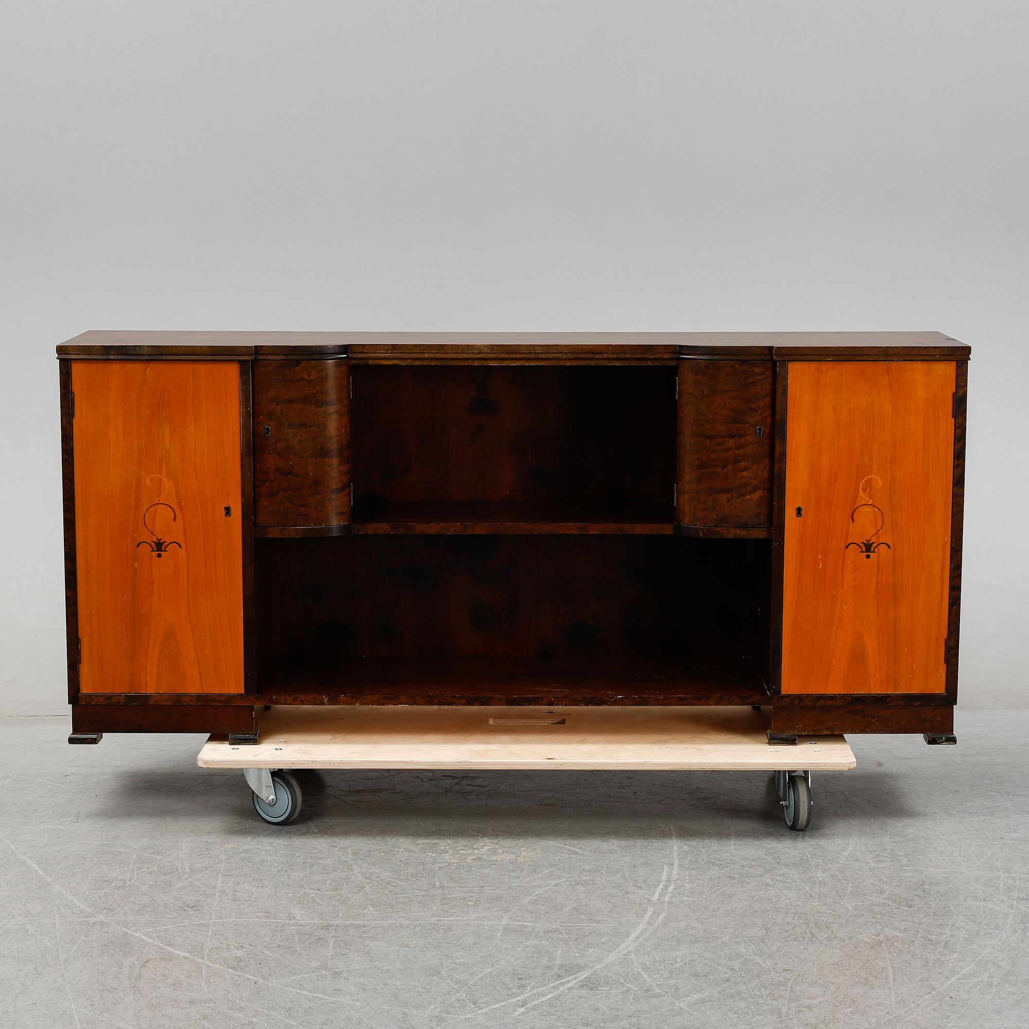 A 1930's art deco bookshelf.