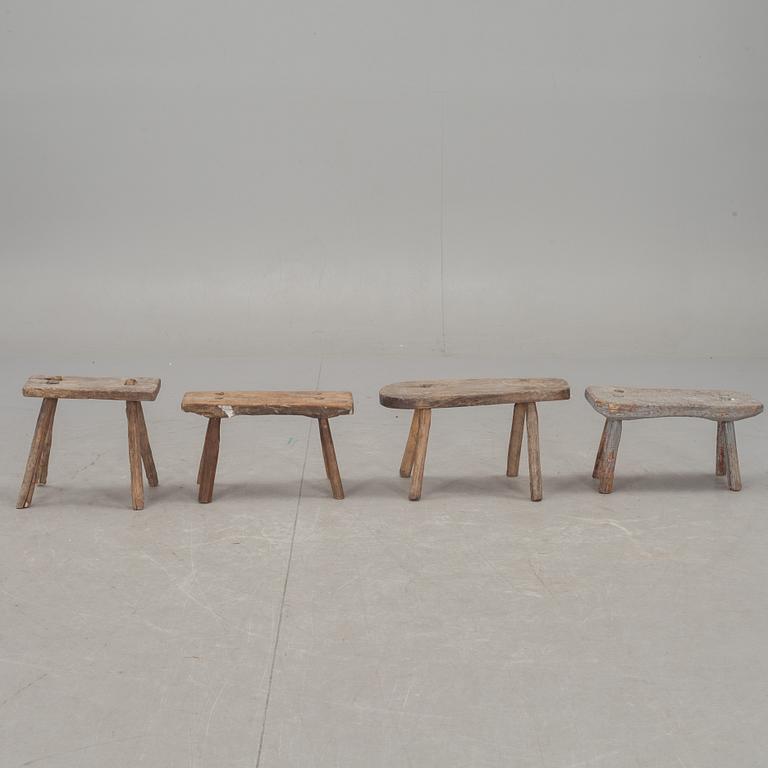 PALLAR, allmoge, 4 st, diverse ålder och utförande.