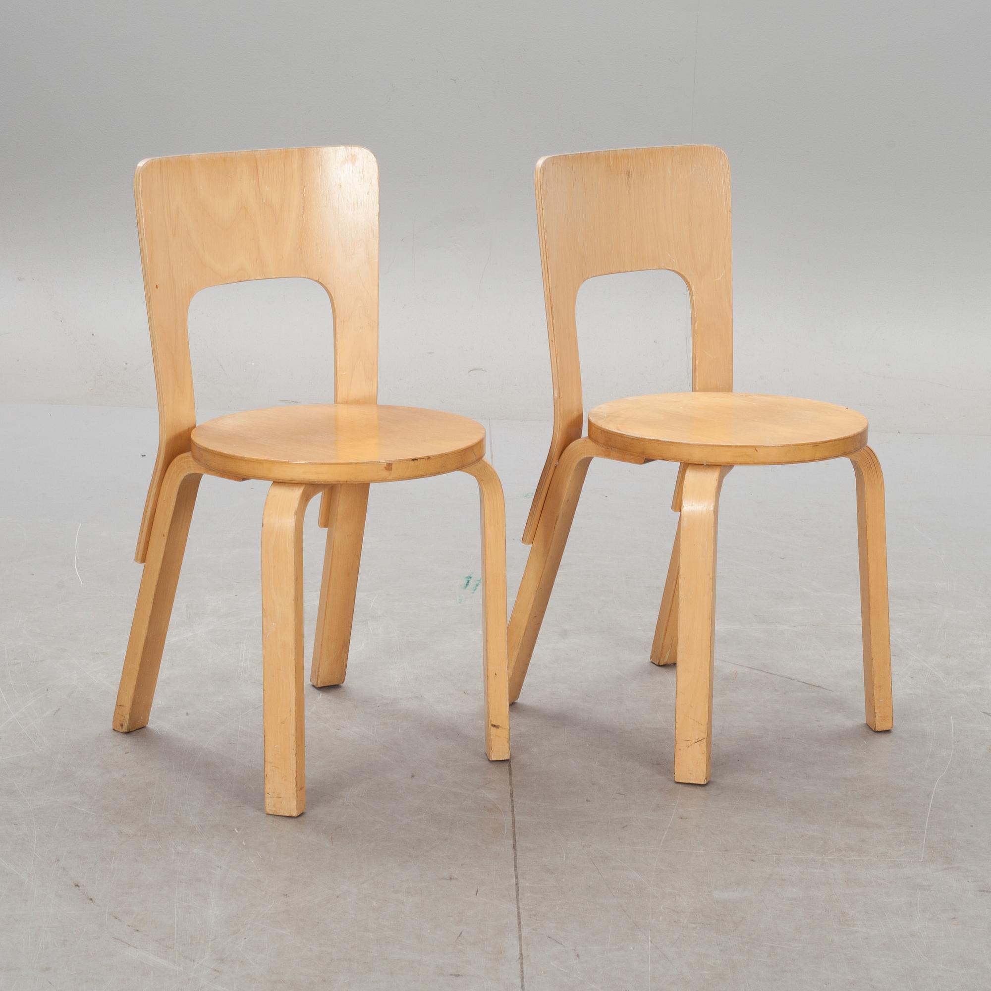STOLAR, 6 st, "66", Alvar Aalto, 1900-talets andra hälft.