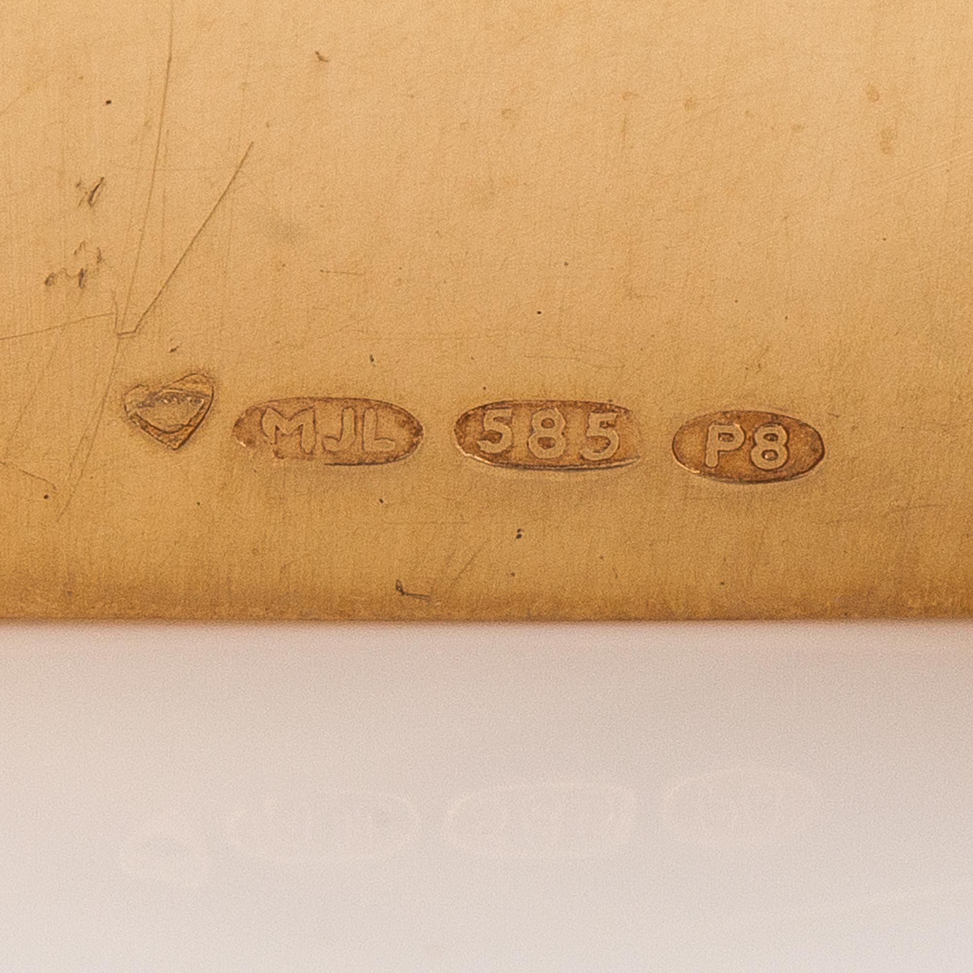 Markku Liitola, A 14K gold necklace/brooch with a heliodor/yellow beryl. Turku 1992.