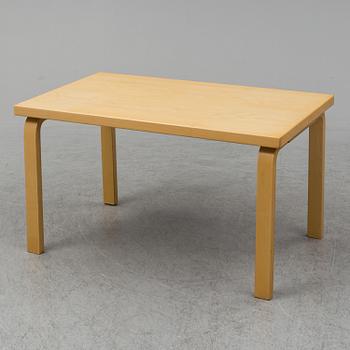 ALVAR AALTO, a birch coffee table from Artek, Finland.