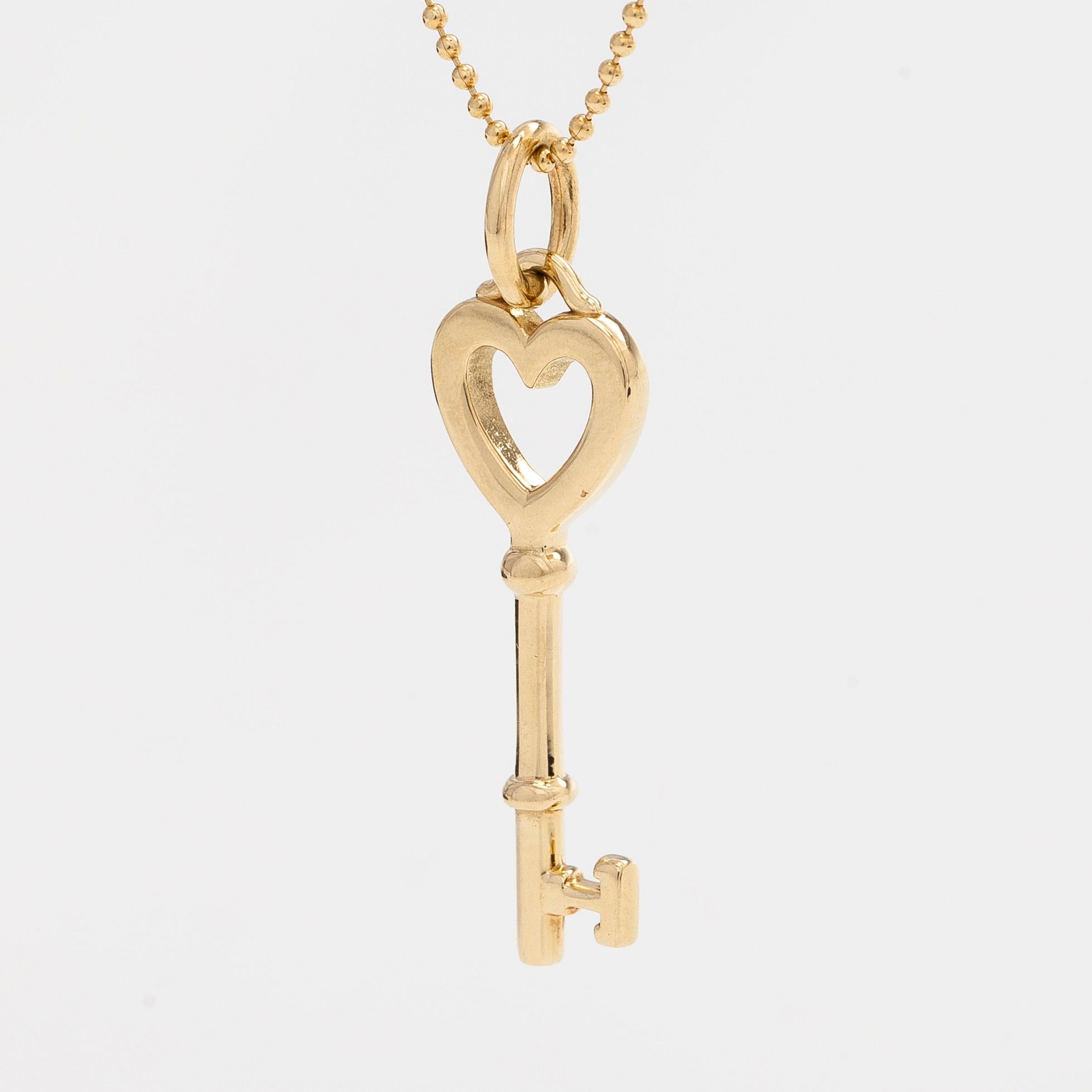 Tiffany & Co, halsband, "Tiffany Keys", 18K guld.