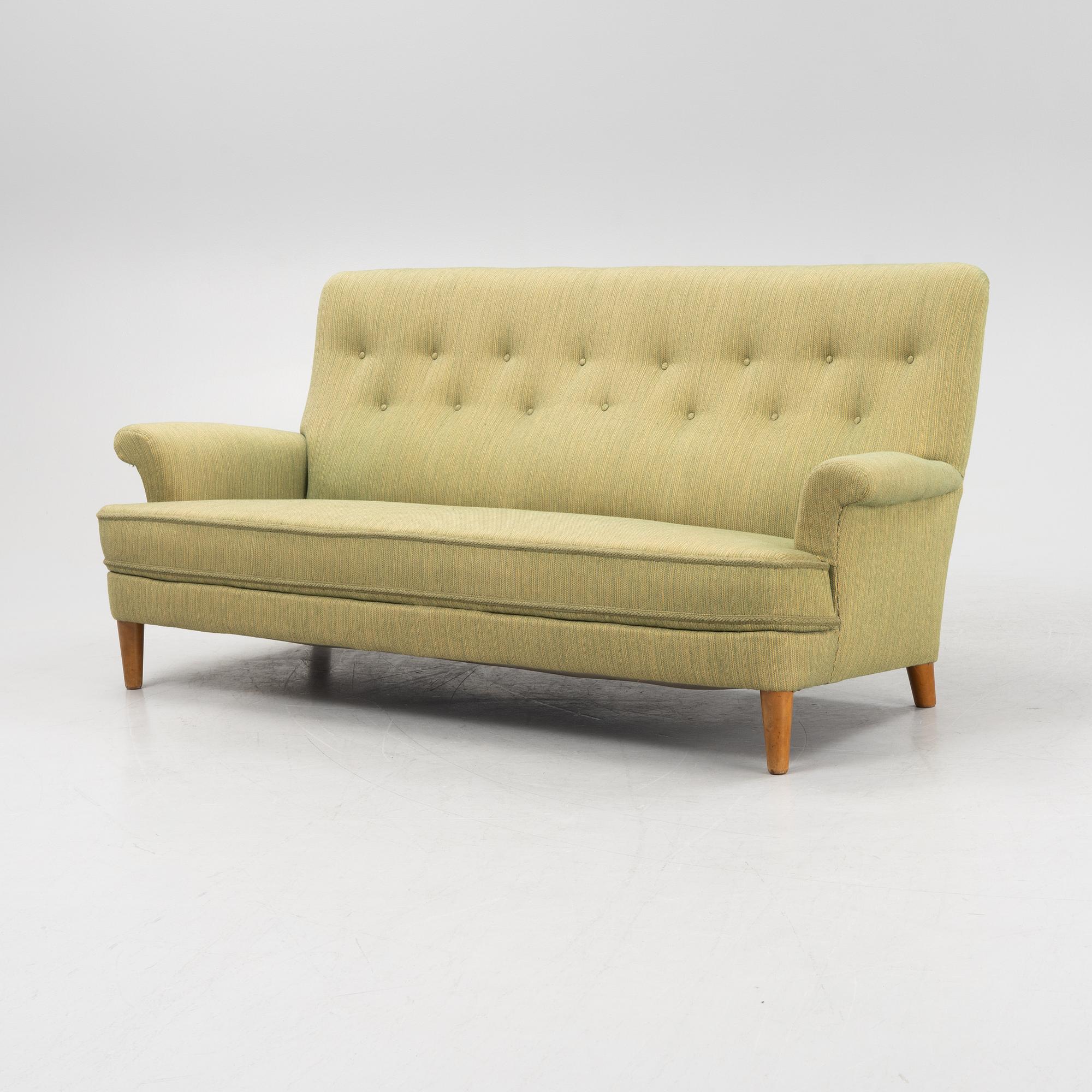 Carl Malmsten, a sofa, 'Bergshamra', second half of the 20th Century.