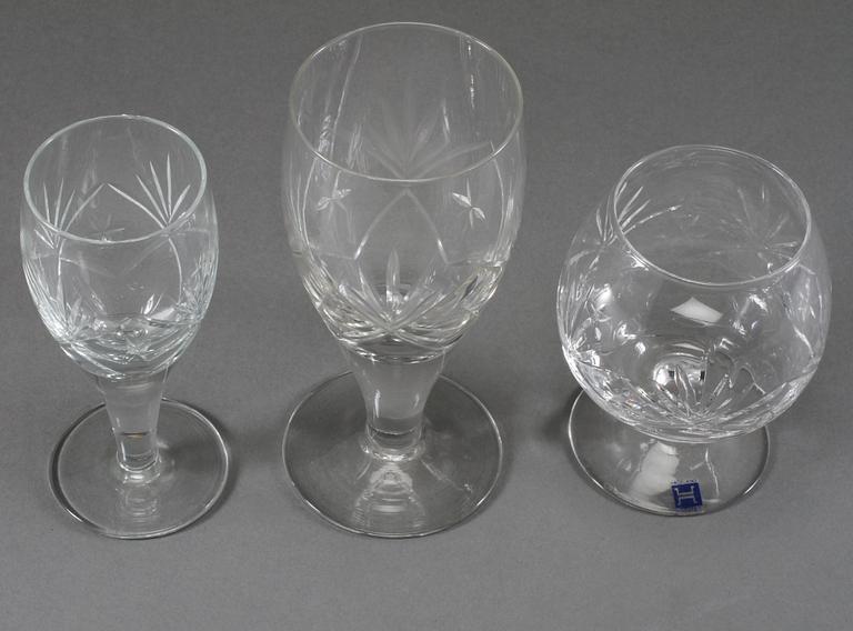 GLASSERVISDELAR, 25 st, Hadeland, Norge, 1900-talets fjärde kvartal.