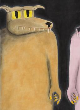 Andrew Sim, "Three Werewolves without Hair, One Gold (from the future)".