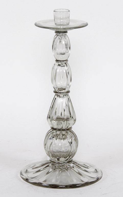 LJUSSTAKE, glas, möjligen Strömbergshyttan.