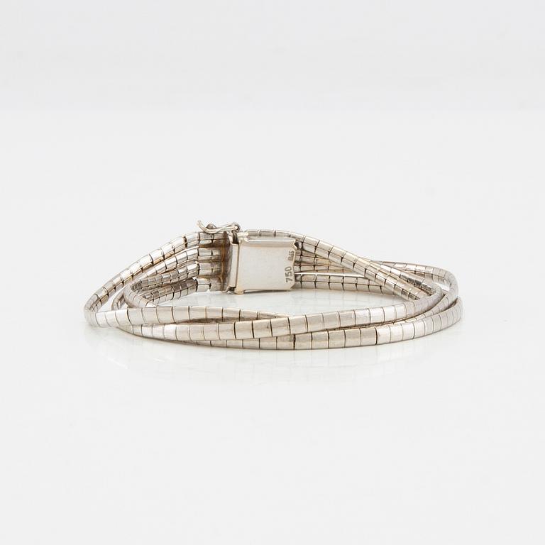 Bracelet 18K white gold.
