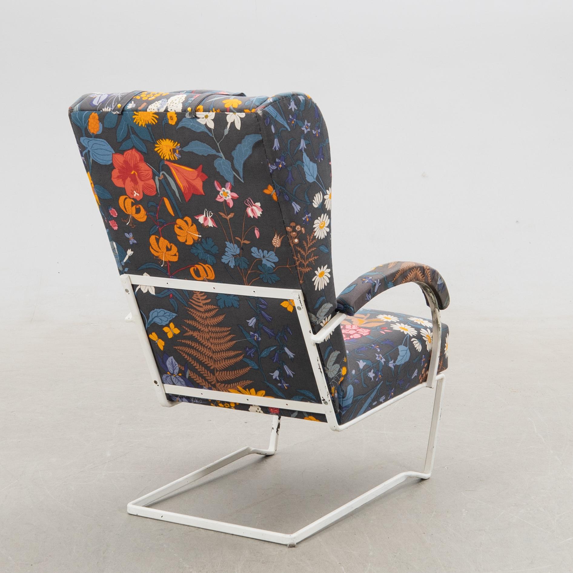 Fåtölj, "Öronlappsfåtölj modell Ö", Grythyttan, 1930-tal.